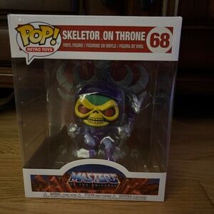 SKELETOR ON THRONE Masters Of The Universe EXCLUSIVE Funko Pop! Deluxe #68 NIB